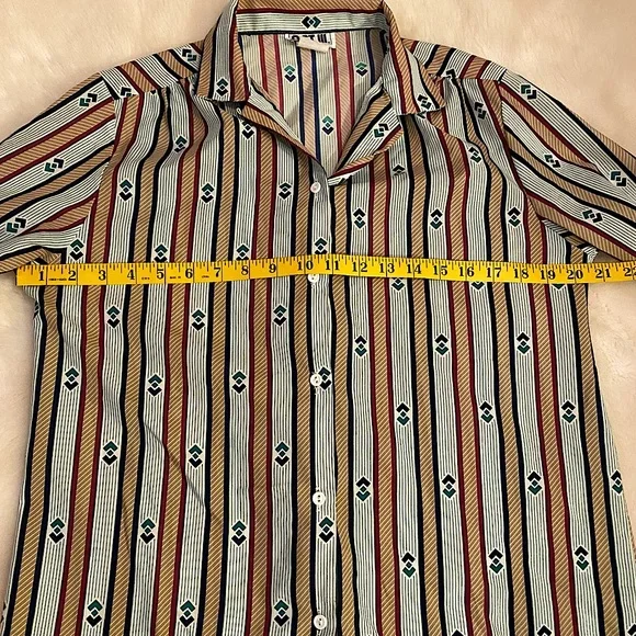 VINTAGE 70s ACT III BUTTON DOWN SHIRT - Picture 12 of 16